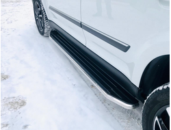 Пороги на Nissan Pathfinder R51 (2004-2014) Premium