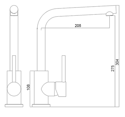 Смеситель LONGRAN Logic LM2103 GG