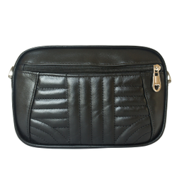 Кожаная женская сумка Barletta black (арт. 8026-01)