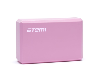 Блок для йоги Atemi AYB01P, (225x145x75), розовый