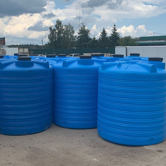 Емкость 10000 литров вертикальная Аквапласт