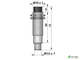 Индуктивный взрывозащищенный датчик SNI 11-8-D-P12 резьба М18х1