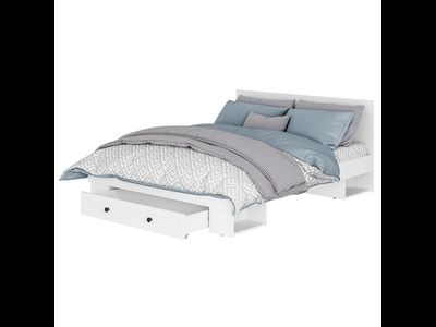 Софт Кровать1,6 м КР-16, белый/эмаль белая