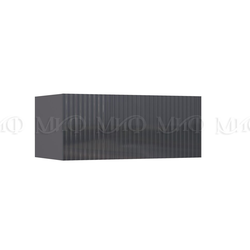 ОЛИВИЯ Тумба навесная №1 800х330х442мм Графит/Графит софт