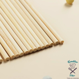 Набор палочек-дюбелей для кондитерских изделий, 20 шт, длина 15 см, бамбук