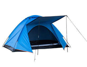 Палатка ECOS Утро с тамбуром (150+50)x210x110 см 3-х местная