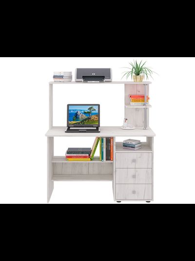 СК-6 рабочий стол с надстройкой Крафт светлый