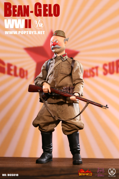 Красноармеец-крестьянин Виктор - Коллекционная ФИГУРКА 1/12 Bean Gelo Series The peasant class soldier Victor (BGS018) - POPTOYS