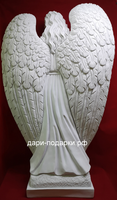 АНГЕЛА - древнегреческая богиня. Дочь Зевса и Геры. Избавляет от бед и опасностей. 110*75 см  27 кг  полистоун Россия  24896/010052* Скульптура не боится влаги и перепадов температур.