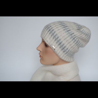 Vizio Италия 8007 CY шапка белая 2 цвет фото