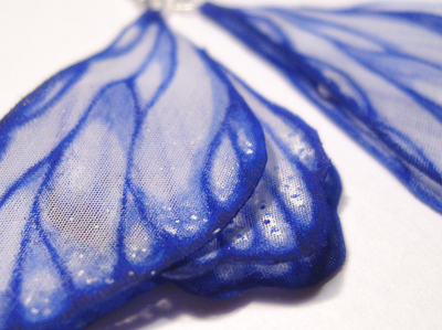 Серьги "Крылышки Поднебесной Феи"