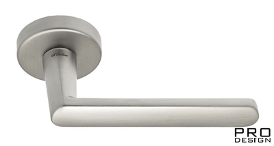 Дверная ручка на круглом основании Fratelli Cattini "NEVADA" 7-CS матовый хром