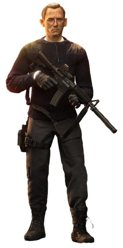 Джеймс Бонд (Дэниел Крейг, "Не время умирать") - КОЛЛЕКЦИОННАЯ ФИГУРКА 1/6 Agent 007 (BK-003) - BLACK 8 STUDIO