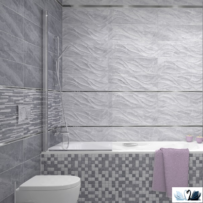 Плитка настенная Laparet Pegas серый 20 х 60 см