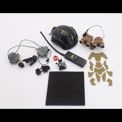 Шлем, ПНВ и радиостанция - 1/6 (26062R) - Easy&amp;Simple
