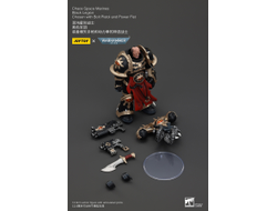Избранный Черного Легиона (Warhammer 40k) - КОЛЛЕКЦИОННАЯ ФИГУРКА 1/18 Black Legion Chosen with Bolt Pistol and Power Fist (JT00966) - JOYTOY