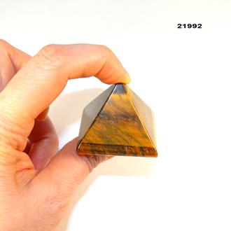Тигровый глаз натуральный (пирамида) арт.21992: 51,1г - 39*38*32мм