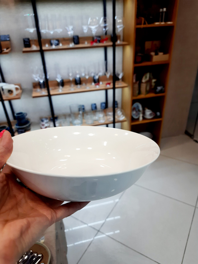 Тарелка суповая Белая коллекция 20 см 1,2 л