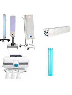 Бактерицидные облучатели, кварцевые, ультрафиолетовые, инфракрасные лампы,  ионизаторы.