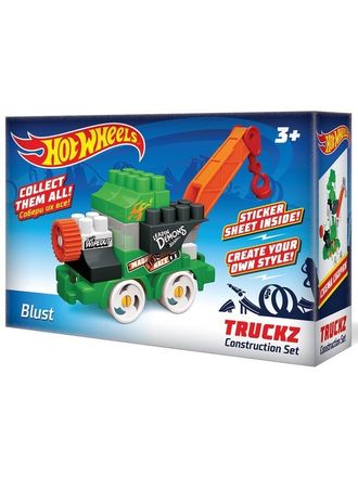 Детский развивающий конструктор Bauer Hot Wheels Серия Truckz Blust 3+