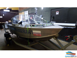 Тент на лодку WYATBOAT 430 MDC (кренолины)