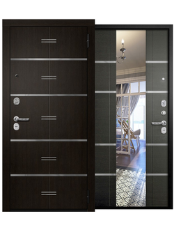 РИВЬЕРА муар черный САМСОН Венге