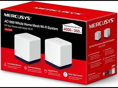 Бесшовный Mesh роутер MERCUSYS Halo H50G(2-pack)