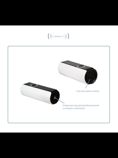 Видеоняня /WiFi IP видеокамера панорамная 180*110* с DVR (fish-BW_v.2), HD (360EyeS)