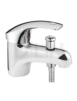 401 Смеситель для раковины D131401 шар. 40мм, с лейкой, шпилька (латунь) 131401