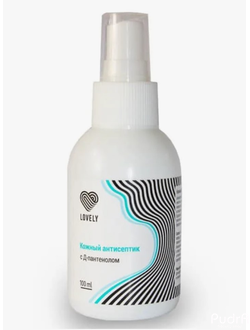 Lovely Антибактериальный спрей с Д-пантенолом, 100 мл (антисептик)