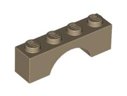 Arch 1 x 4, Dark Tan (3659 / 4596218 / 6310832)