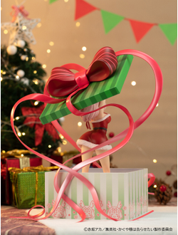 Фигурка 1/7 Тика Фудзивара (Chika Fujiwara Christmas Present Ver.)