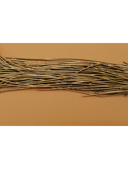 Канитель мягкая, цвет медно золотой, 1 мм