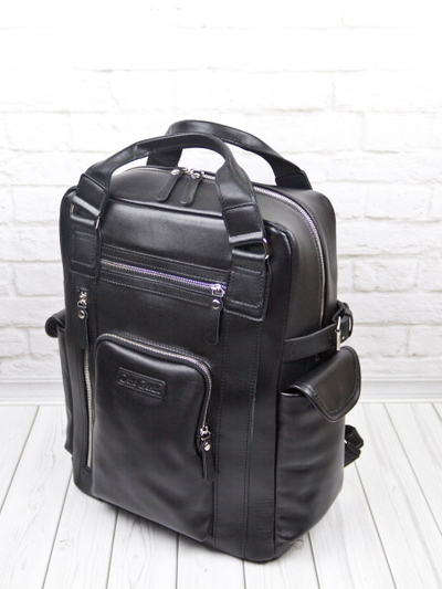 Кожаный рюкзак Corruda Premium black (арт. 3092-51)