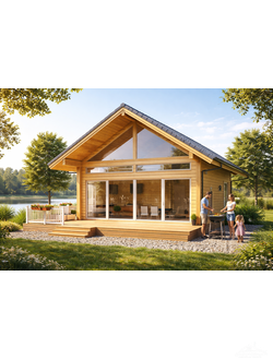 «Скандинавская Нота»  9 х 8 м — 81 м2