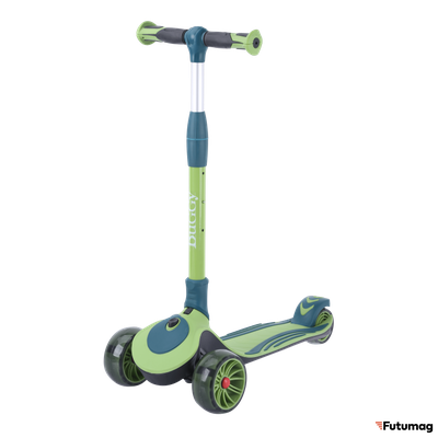 Детский самокат TechTeam Buggy зеленый