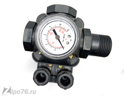 Реле насосной станции МС 8 с манометром в сборе