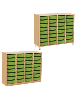 СТЕЛЛАЖНАЯ ВЫДВИЖНАЯ СИСТЕМА ХРАНЕНИЯ 4/104 ПВХ