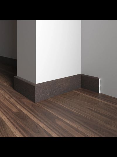 Напольный плинтус Decor-Dizayn 706-93SH, влагостойкий, ударопрочный, 2,4 метра