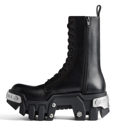 Balenciaga Bulldozer Lace-Up Matte Black