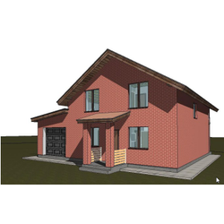 Двухэтажный дом с четырьмя спальнями 182м² (S39)