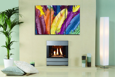 Модульная картина "Перья"