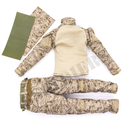 Рубашка и брюки с ремнем тактические 1/6 (E&S 26009R) - EASY&SIMPLE