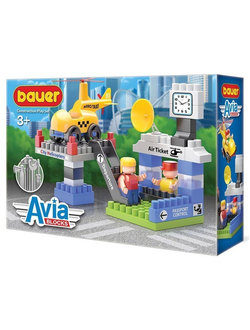 Детский развивающий конструктор Bauer Самолет "AVIA" Набор Аэротакси