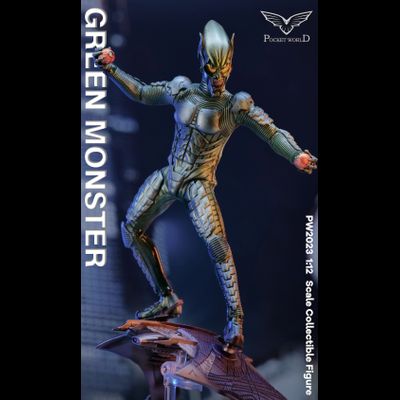 Зеленый Гоблин, Норман Осборн (Уиллем Дефо, "Человек-Паук") - КОЛЛЕКЦИОННАЯ ФИГУРКА 1/12 green monster (PW2023) - PWTOYS