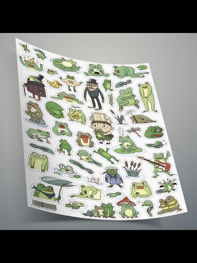 Набор стикеров: эстетичные наклейки, наборы наклеек для ежедневника, творчества, учебы | Стикерпак 4 листа