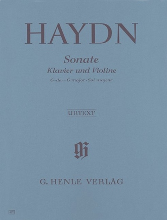 Haydn Sonata for Piano and Violin in G major Hob. XV:32