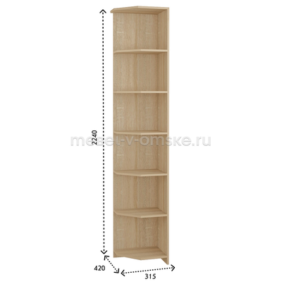 Стеллаж угловой Фиери