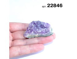 Аметист натуральный (друза) арт.22846: 30,4г - 47*30*21мм