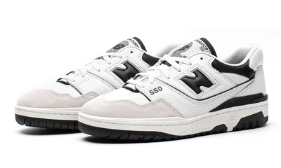New Balance 550 (Черные с белым) Арт4 сбоку
